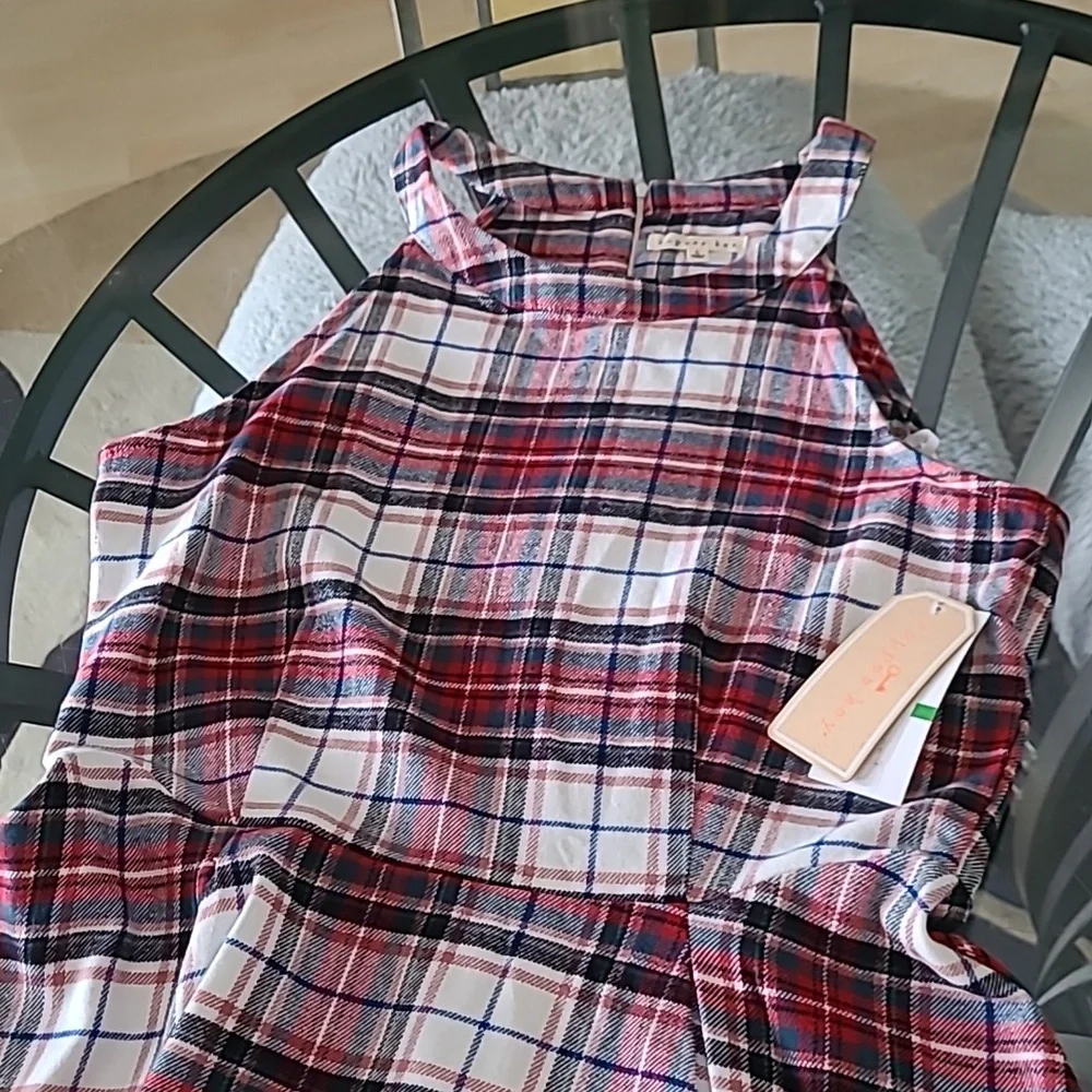 NWT Copper Key Plaid Kids Dress ❤️